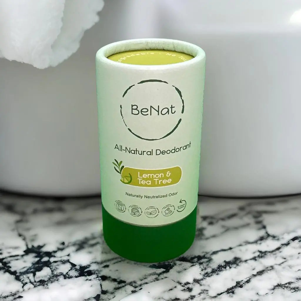 BeNat 2-Pack All-Natural, Plastic-Free Deodorants