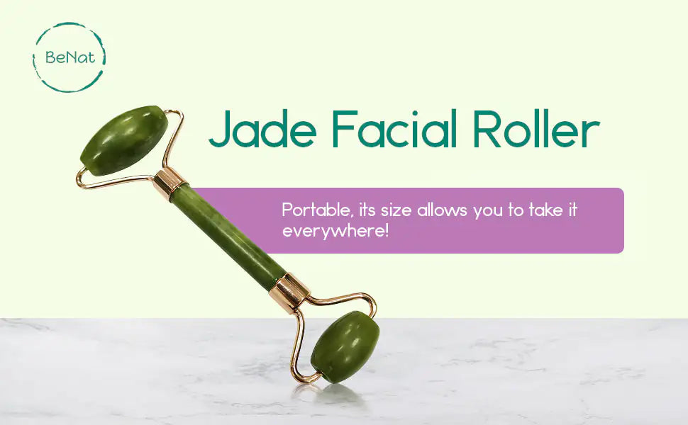 Rouleau de massage facial BeNat Jade