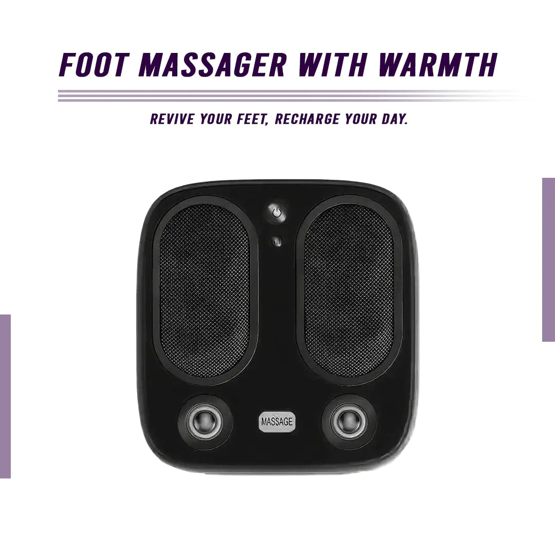Masseur de pieds BeNat anti-stress et anti-douleur avec chaleur - Tissus profonds, circulation et relaxation