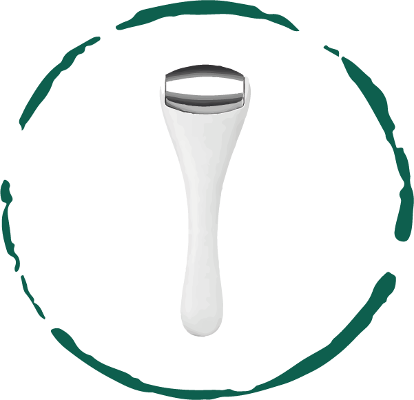 BeNat Masseur-rouleau de glace pour les yeux et le visage