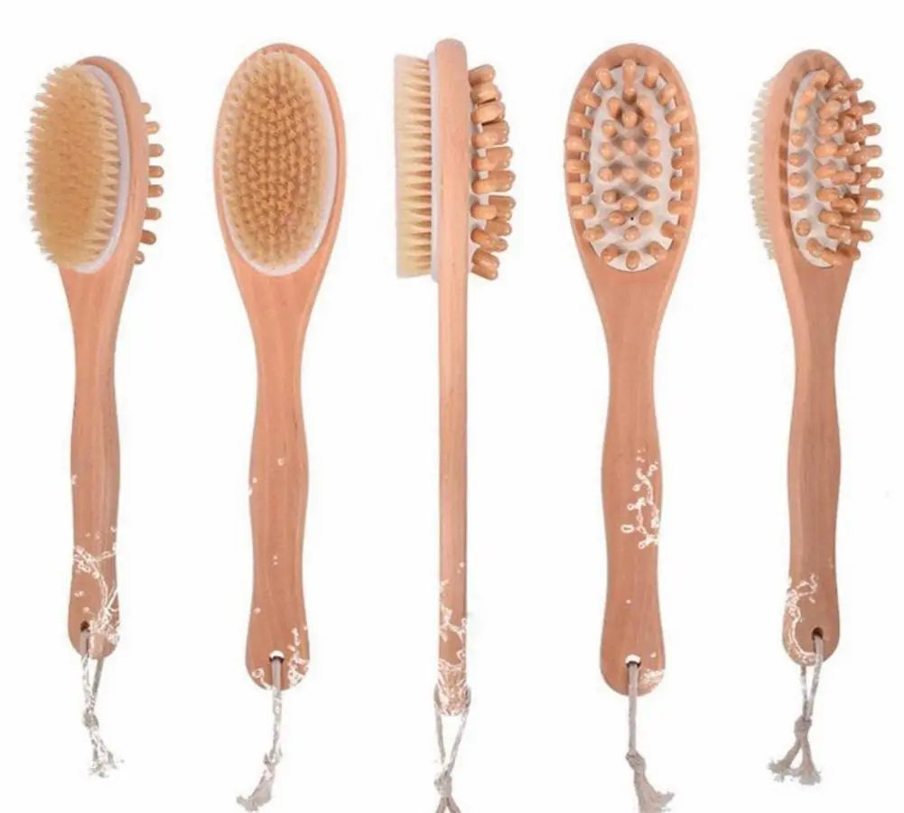 BeNat Brosse de massage pour le corps et le bain