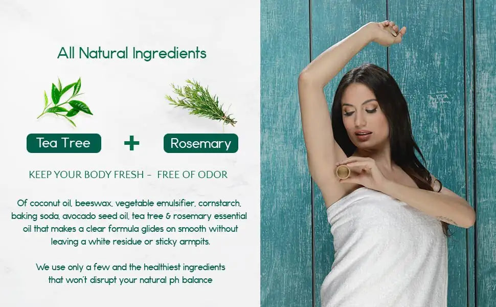 BeNat 2-Pack All-Natural, Plastic-Free Deodorants