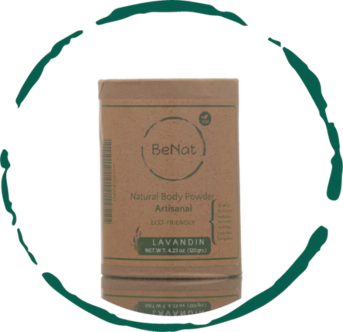 BeNat All-Natural Body Powder. Eco-Friendly.
