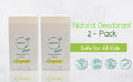 BeNat 2-Pack all-Natural Deodorants for Kids & Teens