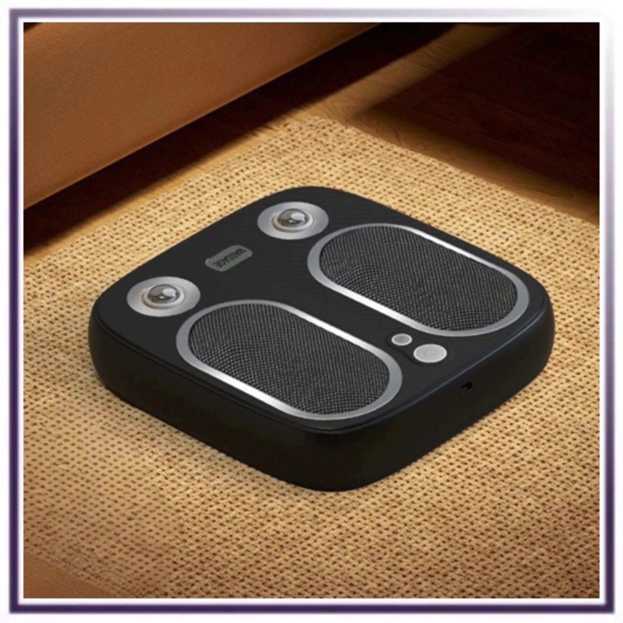 BeNat Stress & Pain Relief Foot Massager w/Heat- Deep Tissue, Circulation & Relaxing