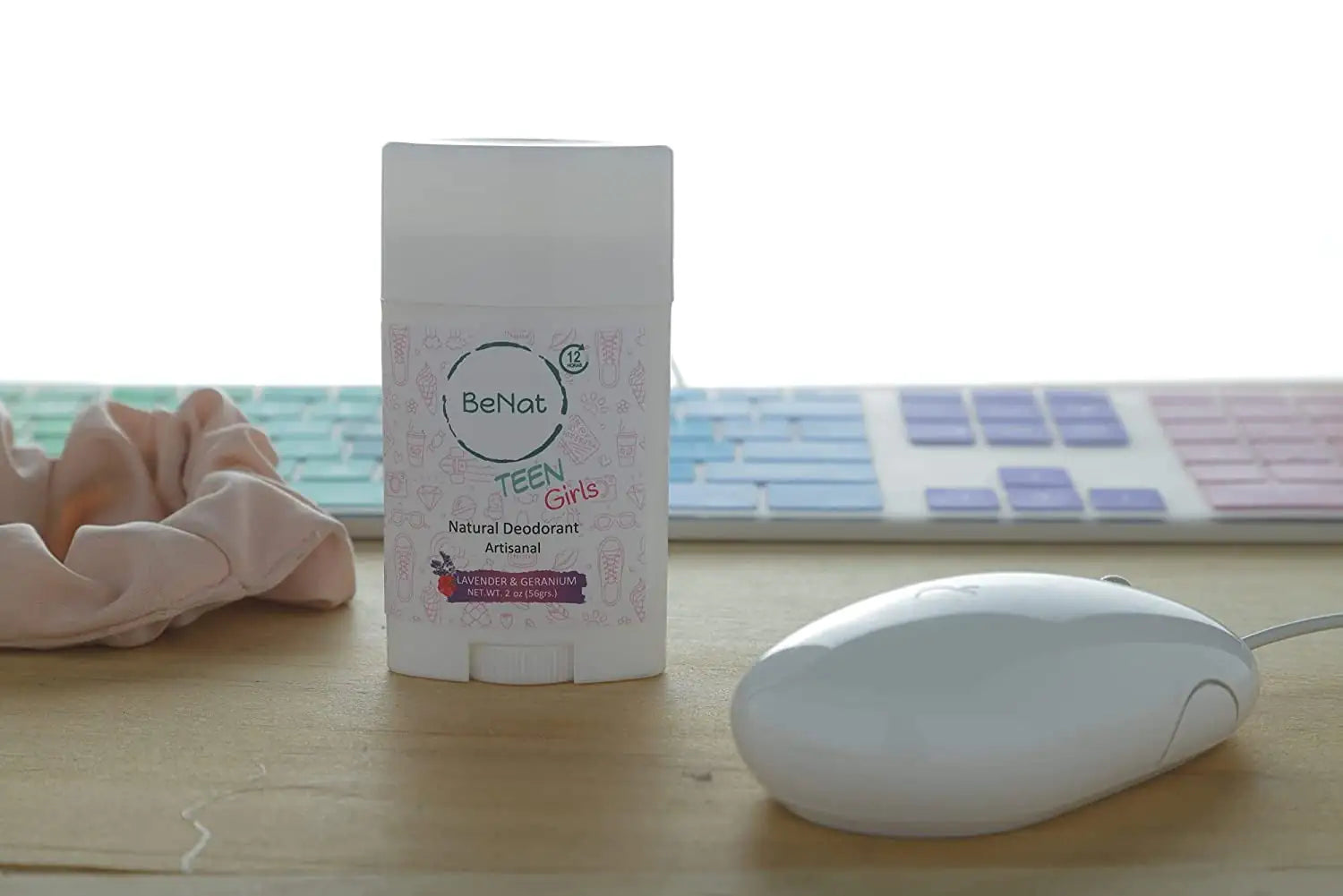 BeNat 2-Pack all-Natural Deodorants for Kids & Teens