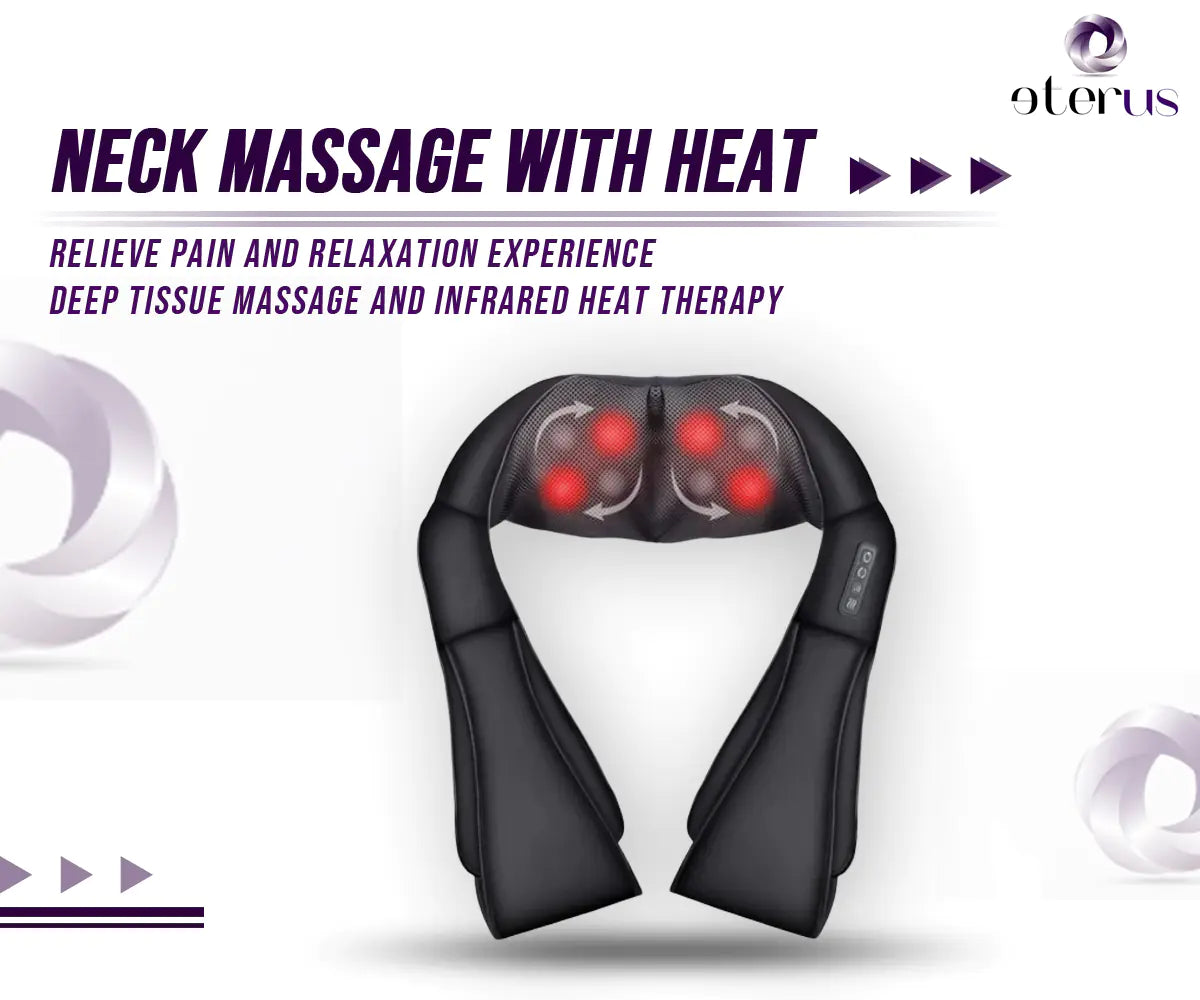 BeNat Neck and Shoulder Massager w/Heat
