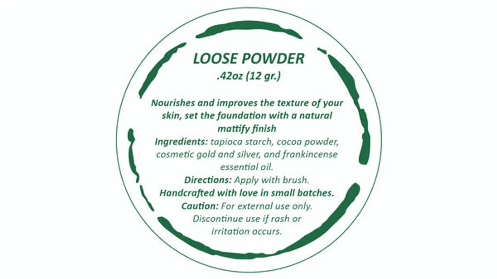 BeNat All-Natural Bronzer Loose Powder. Eco-Friendly.