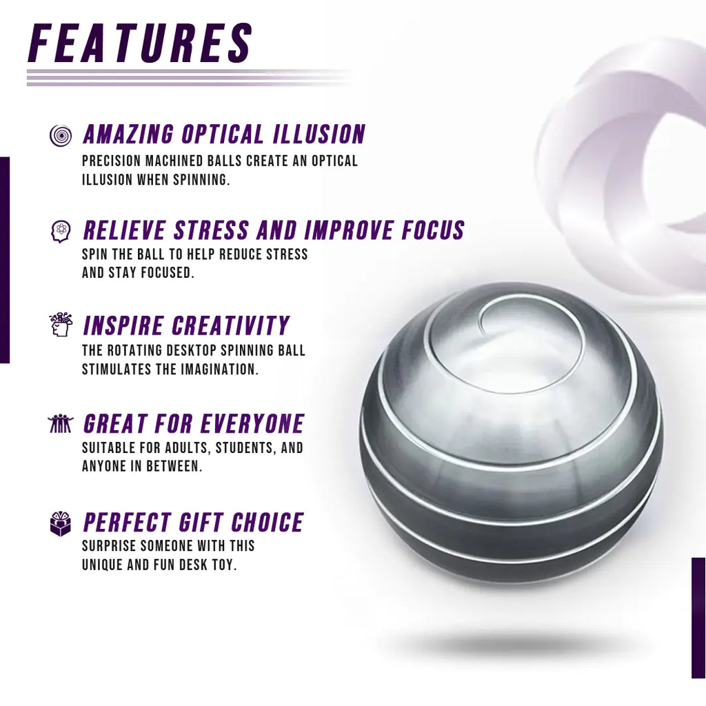 BeNat Rotating Desktop Spinning Ball