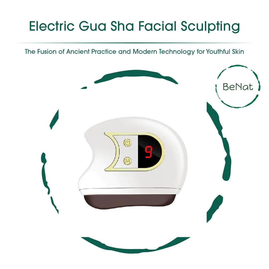 Appareil de massage facial électrique Gua Sha BeNat