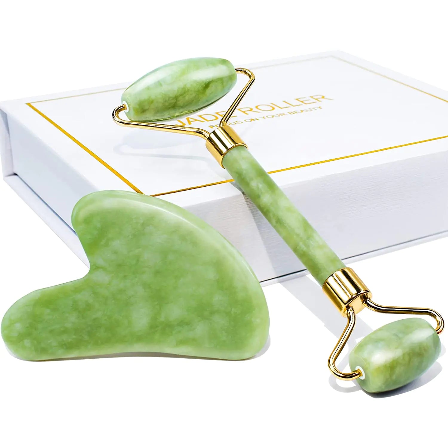 Coffret Cadeau Rouleau de Jade & Gua Sha BeNat