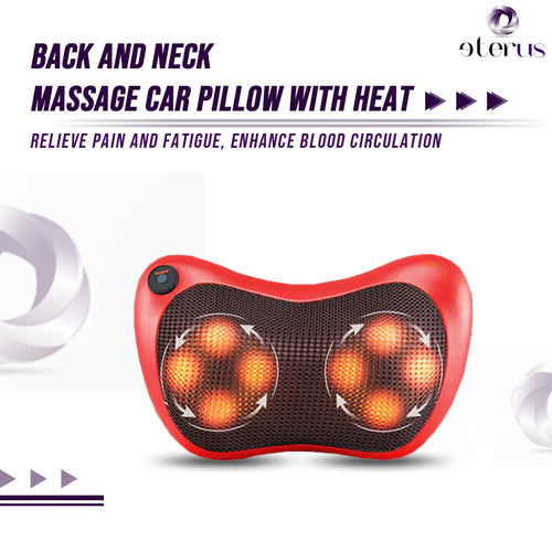 BeNat Back and Neck Massage Pillow w/Heat