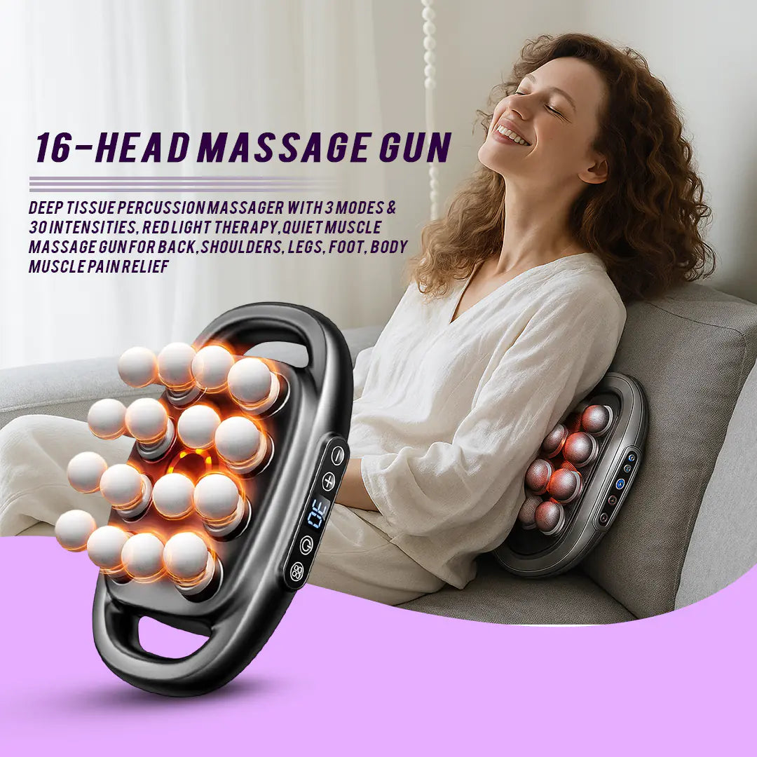 BeNat Multi-Head Muscle Massage Gun