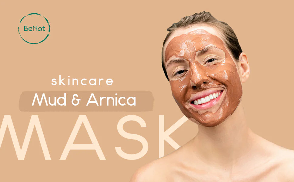 BeNat 2-pack Mud & Arnica Facial Mask
