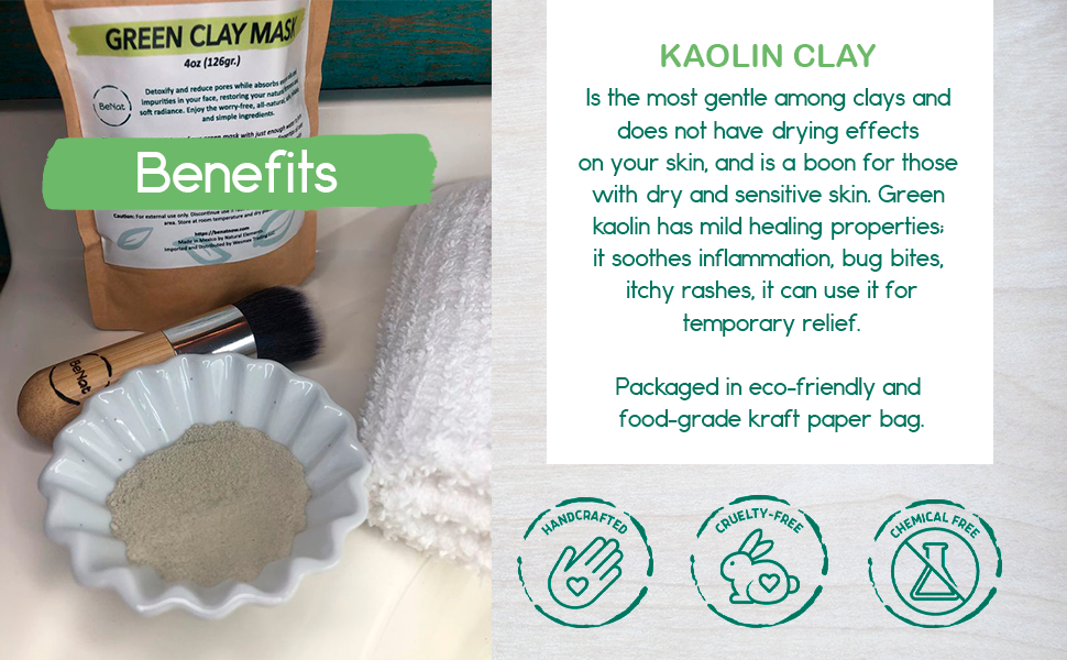 BeNat Green Clay Mask