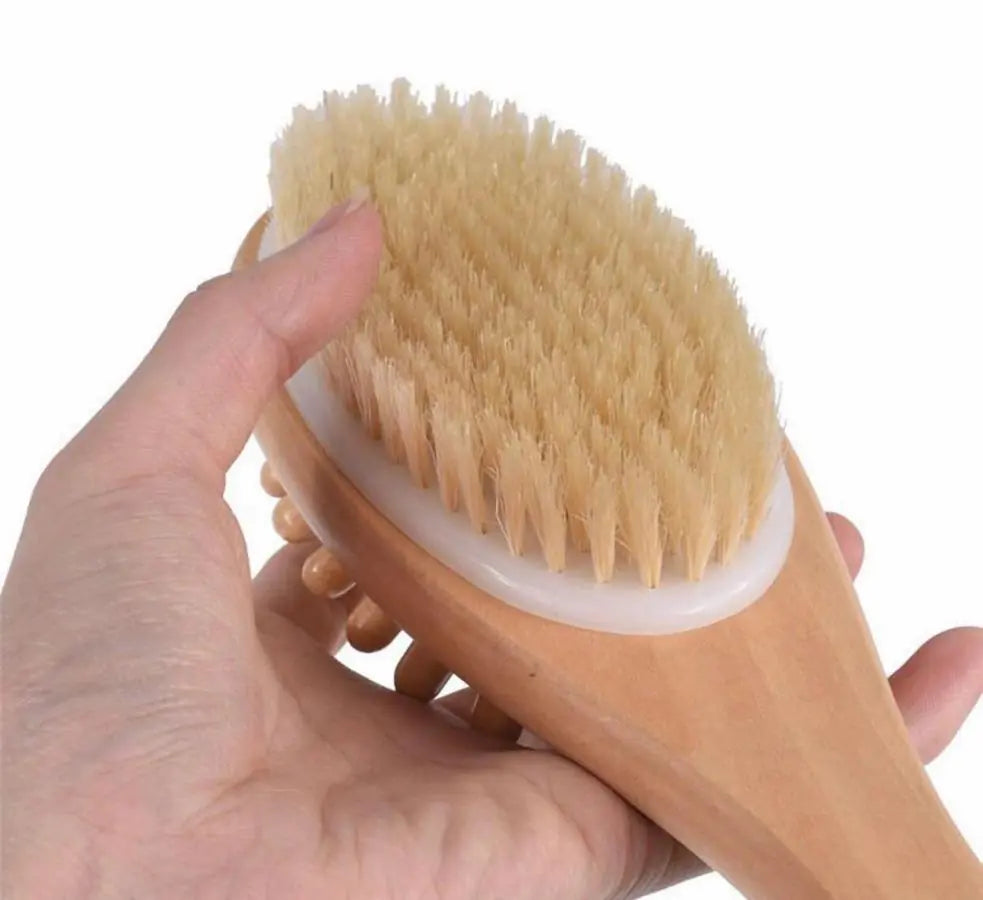BeNat Brosse de massage pour le corps et le bain