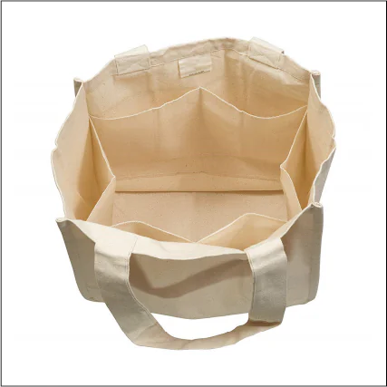 BeNat Reusable Tote Mesh Bag w/6 Internal Sleeves.