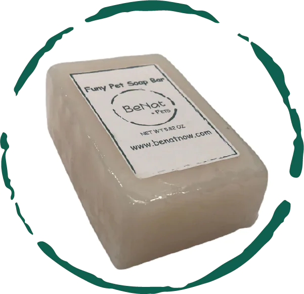 BeNat Pets. Pain de Savon Naturel pour Animaux à Fourrure. 164 g.