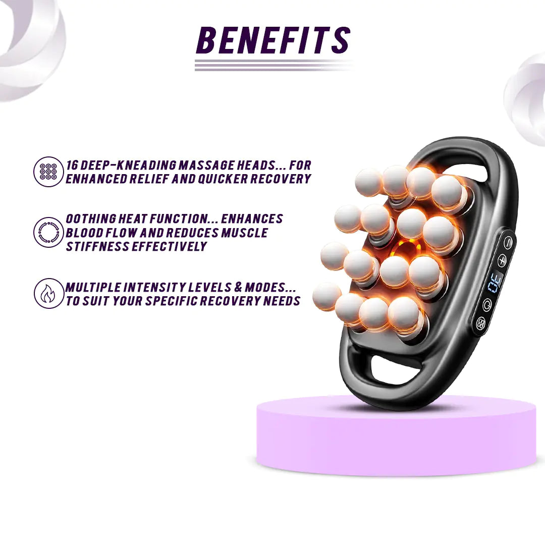 BeNat Multi-Head Muscle Massage Gun