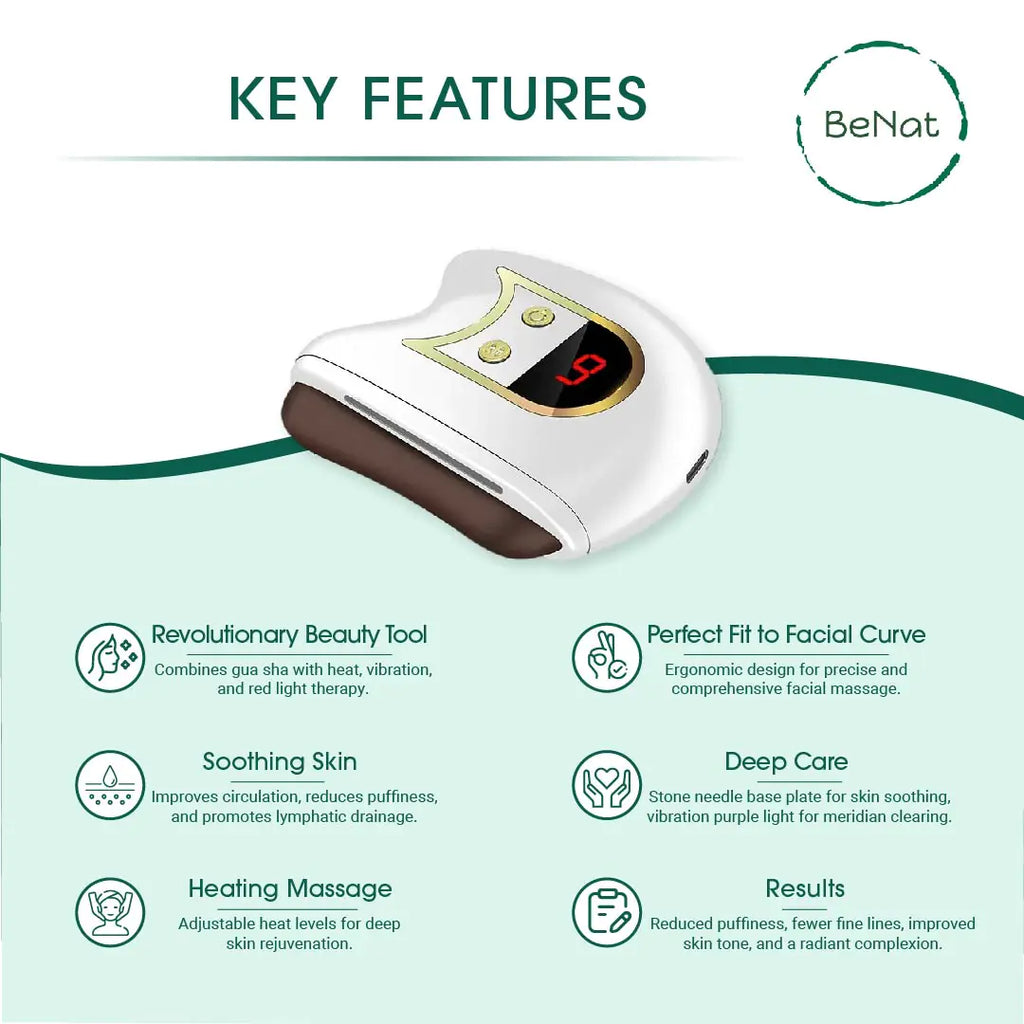 BeNat Electric Gua Sha Facial Sculpting Device