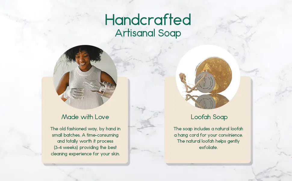 BeNat Renewing Soap Bar. Chamomile, Honey, and Coconut Oil.