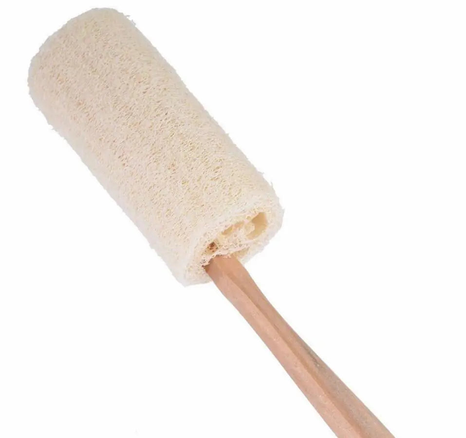 BeNat Natural Loofah Bath Brush w/Long Handle.
