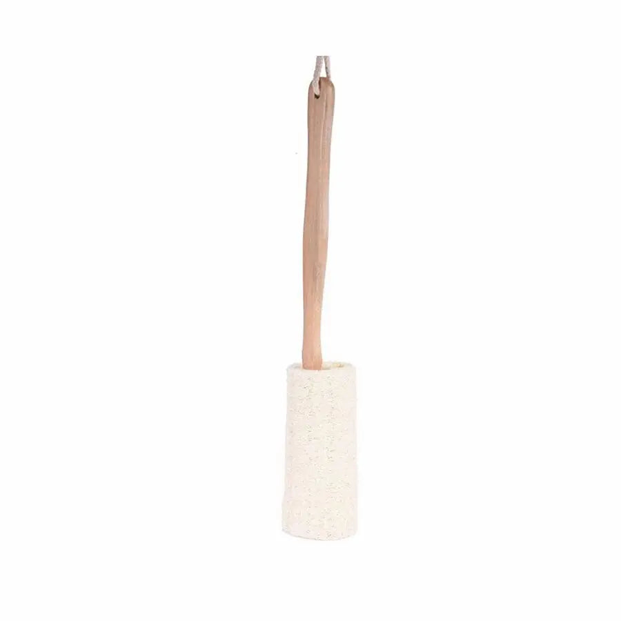 BeNat Natural Loofah Bath Brush w/Long Handle.