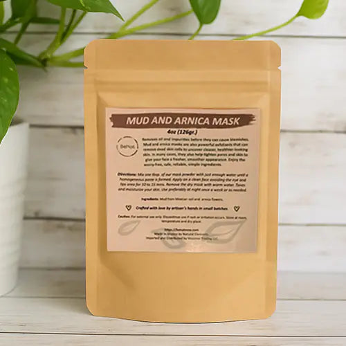 BeNat 2-pack Mud & Arnica Facial Mask