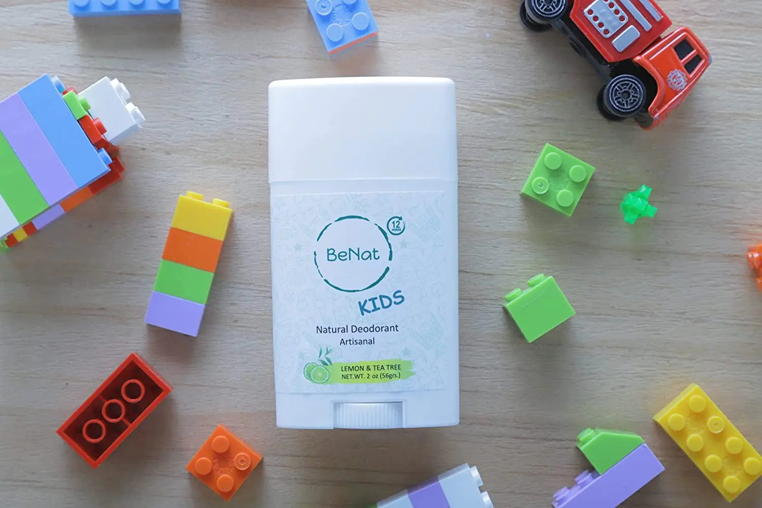 BeNat 2-Pack all-Natural Deodorants for Kids & Teens