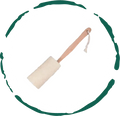 BeNat Natural Loofah Bath Brush w/Long Handle.