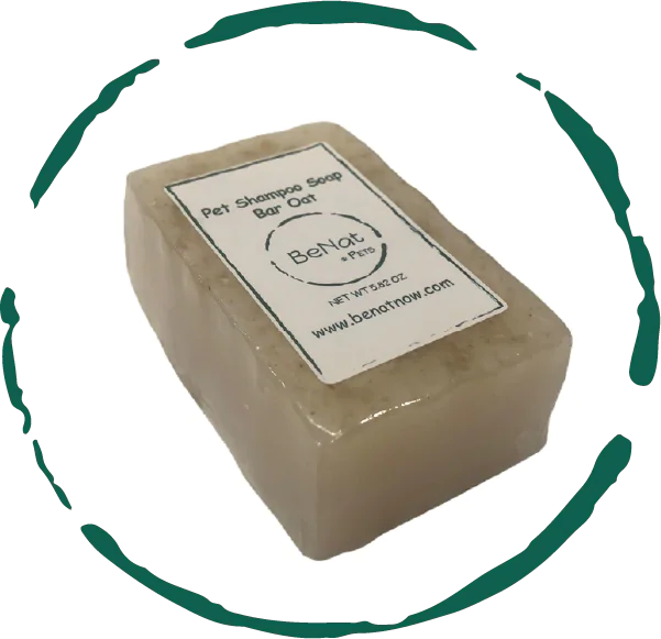 BeNat Animaux de Compagnie. Pain de shampoing entièrement naturel pour animaux de compagnie. Avoine. 164 g.